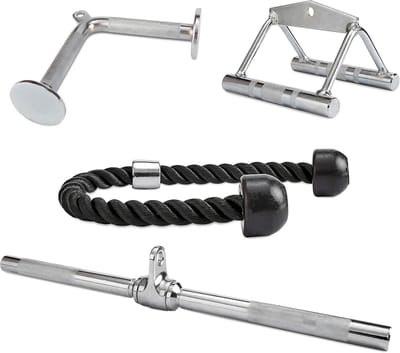 Multifunctionele Fitness Home Gym Systeem met Meerdere Grip Handvatten - 4-Delige Set