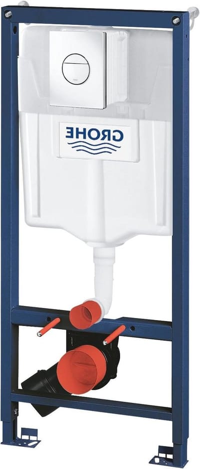 WC Installatiesysteem - Sanitair Systeem - Badkamer Installatie - Origineel Vervangend Onderdeel - Niet gespecificeerd - Chroom