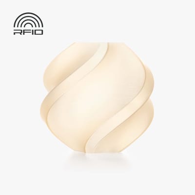 Bambu Lab PLA Translucent Mellow Yellow met spoel 1.75mm