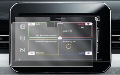 Navigatie Screen Protector voor Suzuki Vitara, Swift, Ignis, Jimny, Baleno en SX4 S-Cross - 7 Inch Nano Film, 6H Krasbestendig en Beschermend tegen Krassen