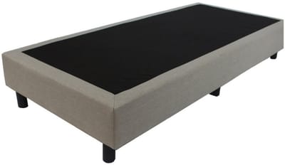 Nessa® - 80x190 Boxspring Amsterdam - Crème - Beige Meubelstof