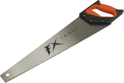FX Tools handzaag 50cm met TPR grip - Multicolor zaag voor kinderen.