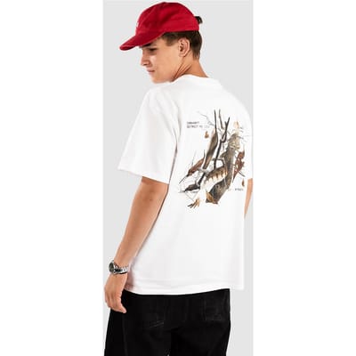 Carhartt WIP Feather Progress T-Shirt wit