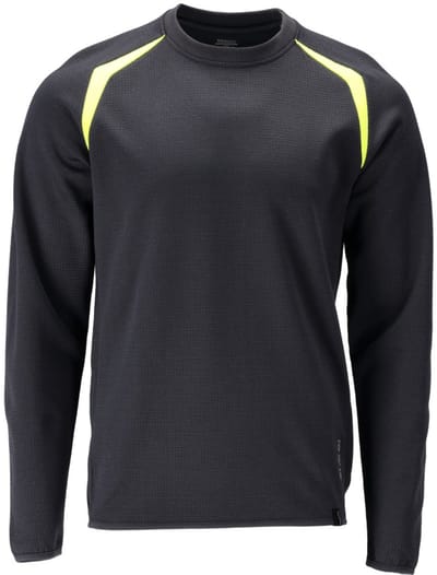 Mascot Accelerate Multisafe Sweatshirt 21584-337 - donkermarine/hi-vis geel - M