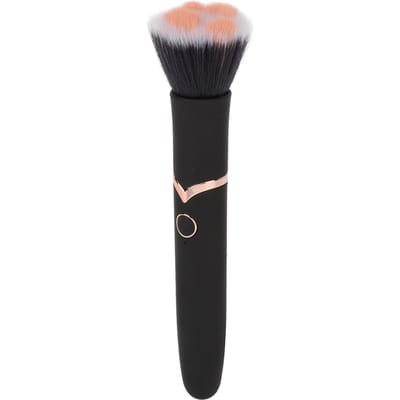 Make-up Kwast Foundation Blush Losse Poeder Kwast 10 Snelheden Vibratie Elektrische Massage Kwast Zwart black