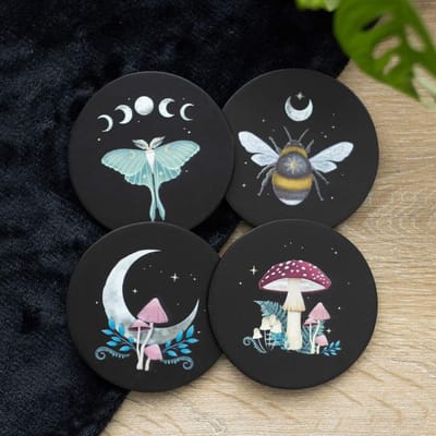Something Different - Dark Forest Onderzetter Set - Multicolours