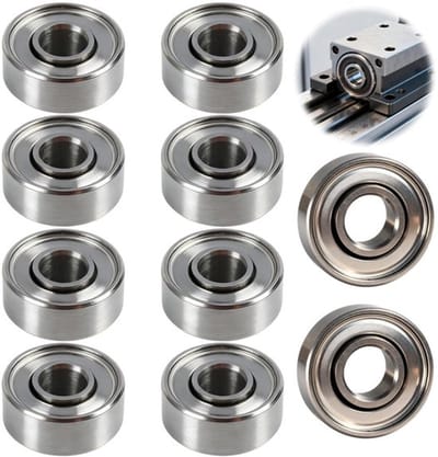 Dailygoods- Kogellagers 10 stuks - 693Zz - 3 mm x 8 mm x 4 mm