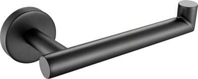 Wc-rolhouder mat zwart Rond