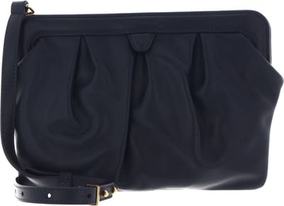 COCCINELLE Leren Schoudertas Diletta Handbag Smooth Calf Leather Soft Midnight Blue Donkerblauw