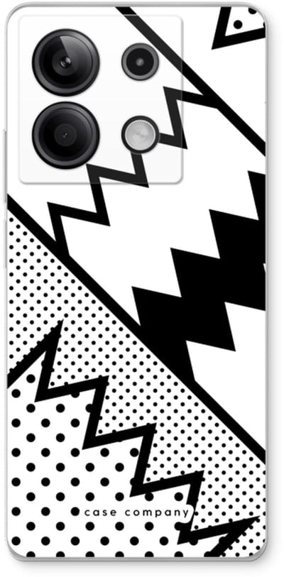 Case Company® - Hoesje geschikt voor Xiaomi Redmi Note 13 5G hoesje - Pop Art #5 - Soft Cover Telefoonhoesje - Bescherming aan alle Kanten en Schermrand