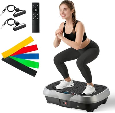 Trilplaat met 5 Trainingsmodi en 99 Vibratieniveaus voor Lichaamstraining en Afvallen