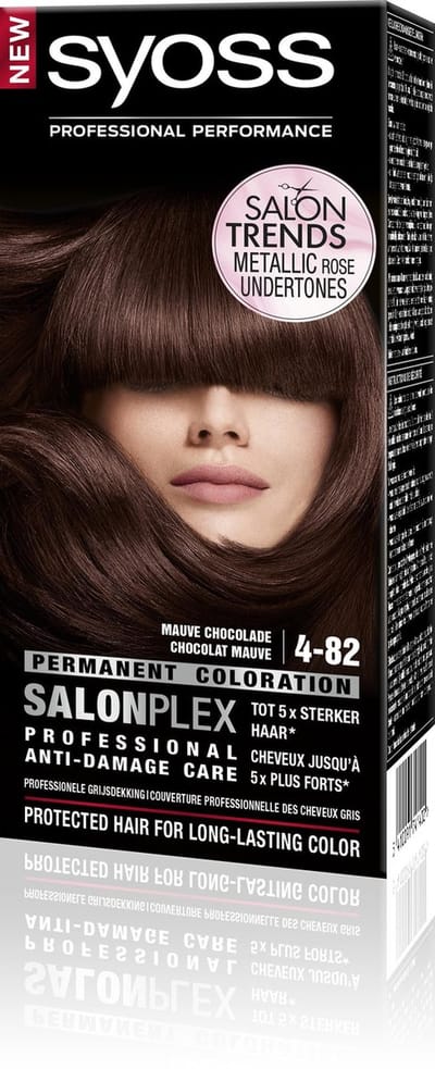 SYOSS Color baseline 4-82 Mauve Chocolade/Chocolat Mauve Haarverf - 1 stuk