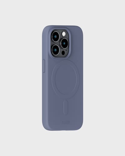 Holdit Soft MagSafe Case voor de Apple iPhone 15 Pro - Pacific Blue