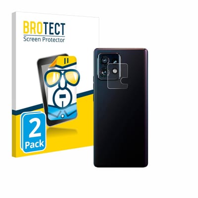 BROTECT - Screenprotector voor Motorola Edge 40 Pro (ALLEEN Camera Lens) - Folie Beschermfolie transparant 2 Stuks