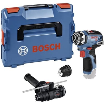 Bosch Professional GSR 12V-35 FC Accu Schroefboormachine FlexiClick 12V Basic Body + 2x Hulpstukken in L-Boxx - 06019H300B