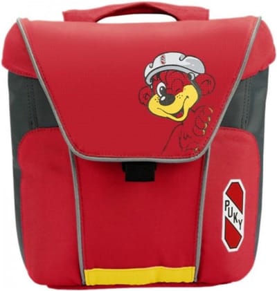 Kinderfiets tas rood met klem voor bagagedrager