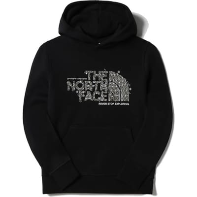 The North Face Kids Drew Peak Overhead Hoodie in Zwart