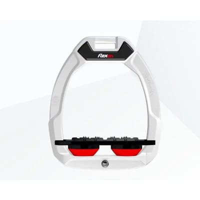 Platte Ultra Grip Veiligheidseviers Wit/Zwart/Rood Flex-On Safe-On