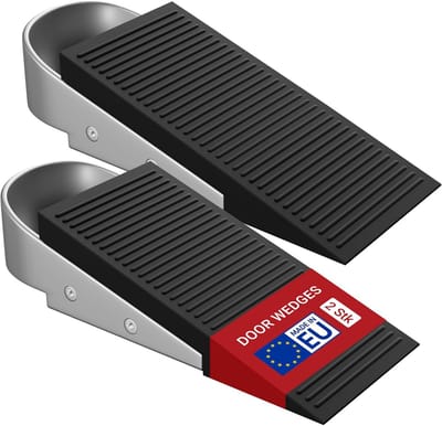 Deurwig Rubber voor Deurspleten 1-30 mm - Antislip Deurstopper met Handgreep voor Zware Deuren