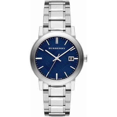 Burberry BU9031 Herenhorloge 38mm zilver