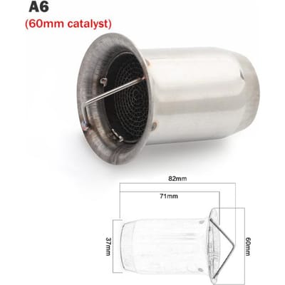 35mm 42mm 45mm 48mm 51mm 60mm moto silencieux d'échappement catalyseur DB tueur silencieux bruit éliminateur pour Akrapovic pour SC