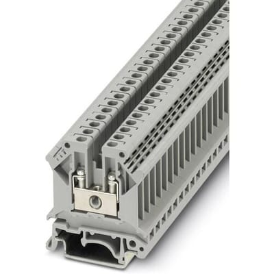 Phoenix Contact 3004016 Doorgangsserieklem 6.2 mm Schroeven Grijs 50 stuk(s)