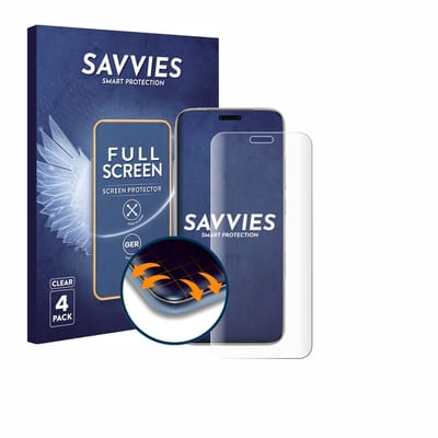 Savvies - Screenprotector voor Honor Magic 8 Pro - Folie Beschermfolie transparant volledig dekking 4 Stuks