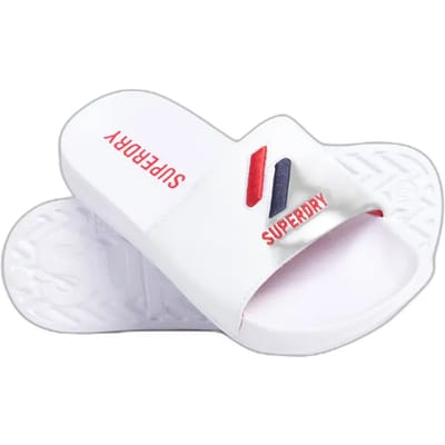 Superdry Core Pool Slippers Wit EU 36-37 Vrouw