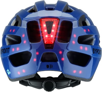 Bypoint 360° LED Fietshelm (S-ERT) - Met Verlichting & Fidlock Magneetsluiting - Middernacht Blauw - Large (58-62 cm)