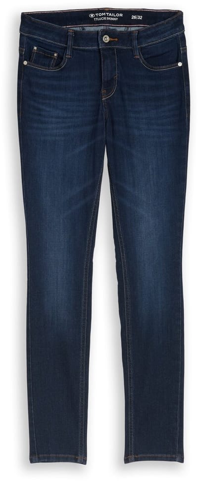 Tom Tailor - TTLUCIE SKINNY-jeans - Maat 29/34 - dark stone wash denim