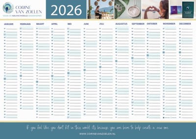 A2 jaarplanner, wandkalender, wallplanner, maankalender, maandkalender, kantoorplanner, planner, kalender 2026 met maanfases
