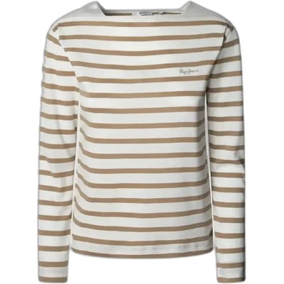 Pepe Jeans Betty T-shirt Met Lange Mouwen Wit M Vrouw