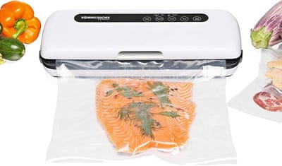 Vacuümsealer - Vacumeerapparaat - Voedsel Bewaren - Automatisch Sealen - 30 cm Breed - Zwart