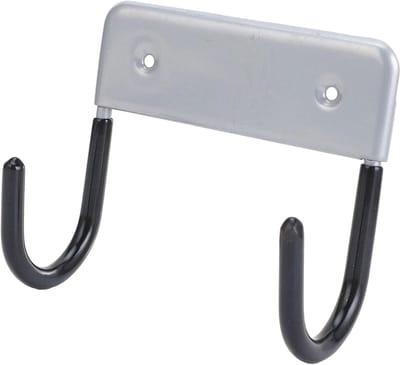 Strijkplankhanger Wandhouder - Wasruimte Organizer - Strijkijzer Opbergen - Stevig Ijzeren Ontwerp - 13x11x7cm - Zilver grijs