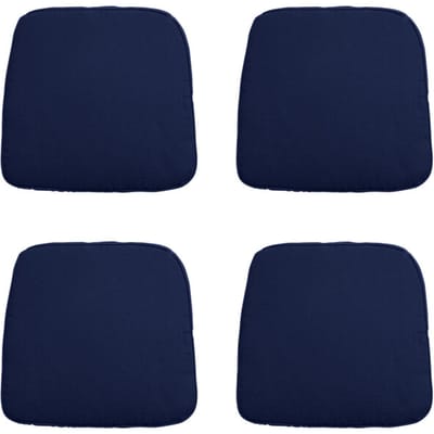 Madison - Zitkussen Wicker Panama indigo - Ca. 48x48 cm - Set van 4