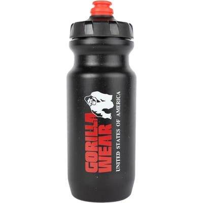 Gorilla Wear Sustainable Grip Bidon - Drinkfles - 500 ml - Zwart