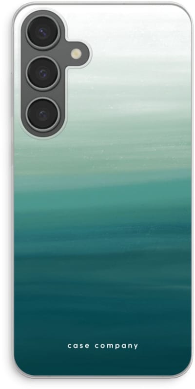 Case Company® - Hoesje geschikt voor Samsung Galaxy S24 Plus hoesje - Ocean - Soft Cover Telefoonhoesje - Bescherming aan alle Kanten en Schermrand