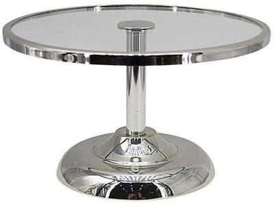 FUGURATO ELEGANCE GEBAKSCHAAL OP VOET 18A0018S-S | ZILVER