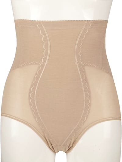 Dames corrigerende slip Art.739 van J&C hoge taille Huid - shapewear ondergoed - maat XXL