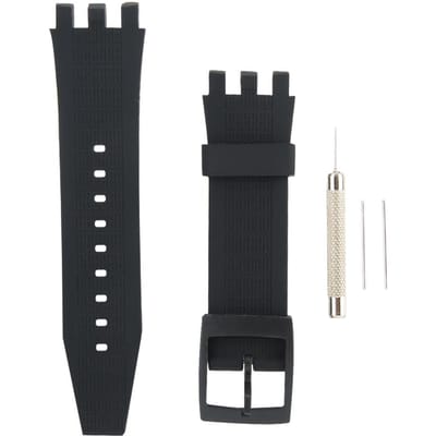Siliconen horlogeband met gesp, geschikt voor svgk403 402 SVGB400, vervangingsonderdeel gray