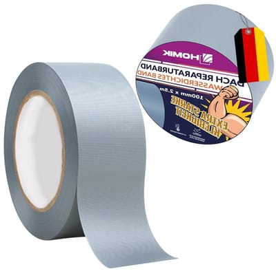 Reparatietape Dak - Afdichtingstape Waterdicht - Lekkages Dichten - Flexibel PTFE Membraan - 10 cm x 25 m - Grijs