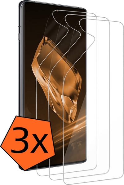 Screenprotector - 3 Stuks - Folie - Geschikt voor OnePlus 12 - Ultra Clear - Bescherm Folie - Soft TPU - Screen Protector