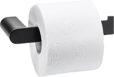 XIVADA Toiletrolhouder Zwart - Boren - Luxe Wc Rolhouder Muur -Hangend
