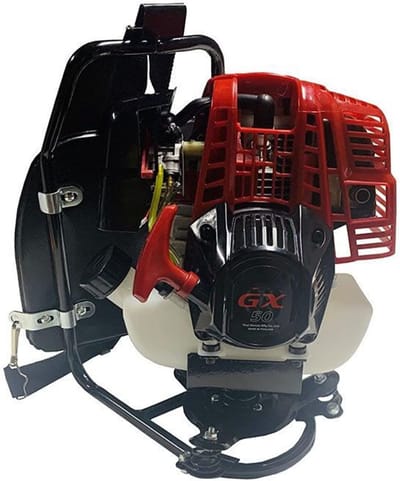 Benzine Bosmaaier Motor - Viertakt Grastrimmer - Onderhoud Gazon - Krachtige 4 Takt - 47.9cc - Zwart