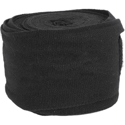 1 Paar 3 Meter Elastische Bokszak Bandage 3m Katoenen Bokshandschoenen Handbanden Handhandschoenen Bandages Riem Bandages black