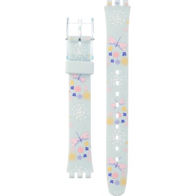 Swatch Plastic - Originals Small (25mm) - L ALL124 LL124 Enchanted Meadow Horlogeband