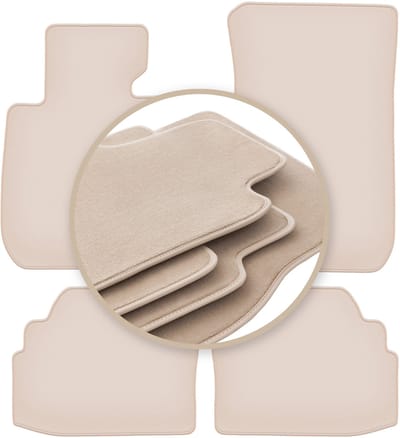 PREMIUM beige vloermatten voor: BMW 3 E92 coupé 2004-2011