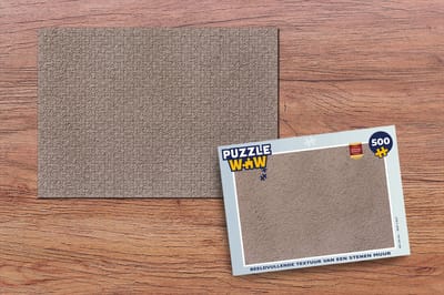 Puzzel Steen - Muur - Bruin - Legpuzzel - Puzzel 500 stukjes