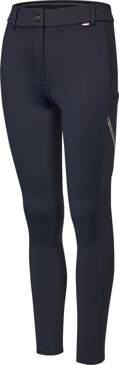 Kingsland KLkayasa Meisjes Full Grip Rijbroek SS25 S Navy