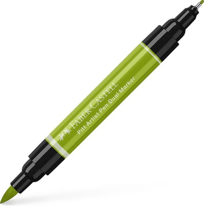 Faber-Castell tekenstift - Pitt Artist Pen - duo marker - 170 meigroen - FC-162170